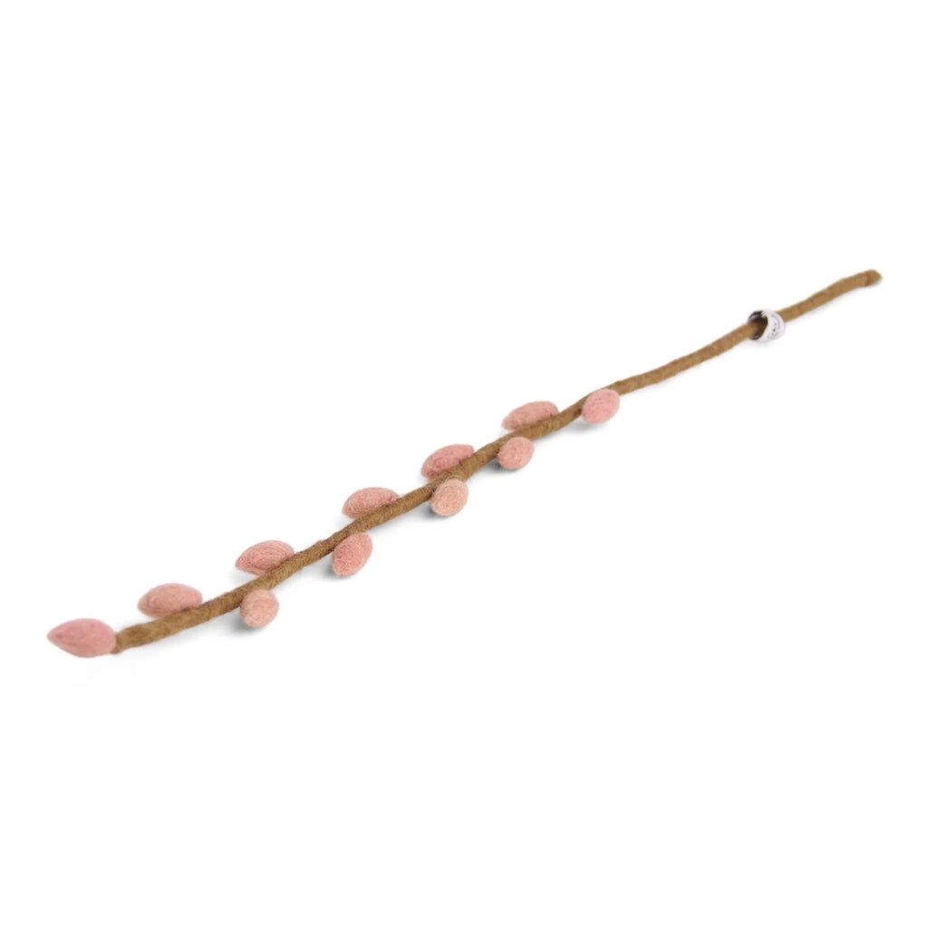 Weidenkätzchen- /Palmkätzchenzweig/ Filzzweig, rosa  - 30 cm