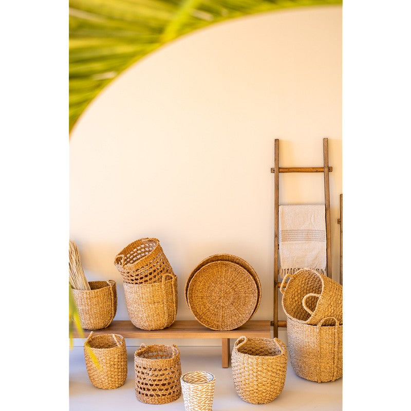 Korb Iben aus Seegras mit Henkeln - 3 Größen