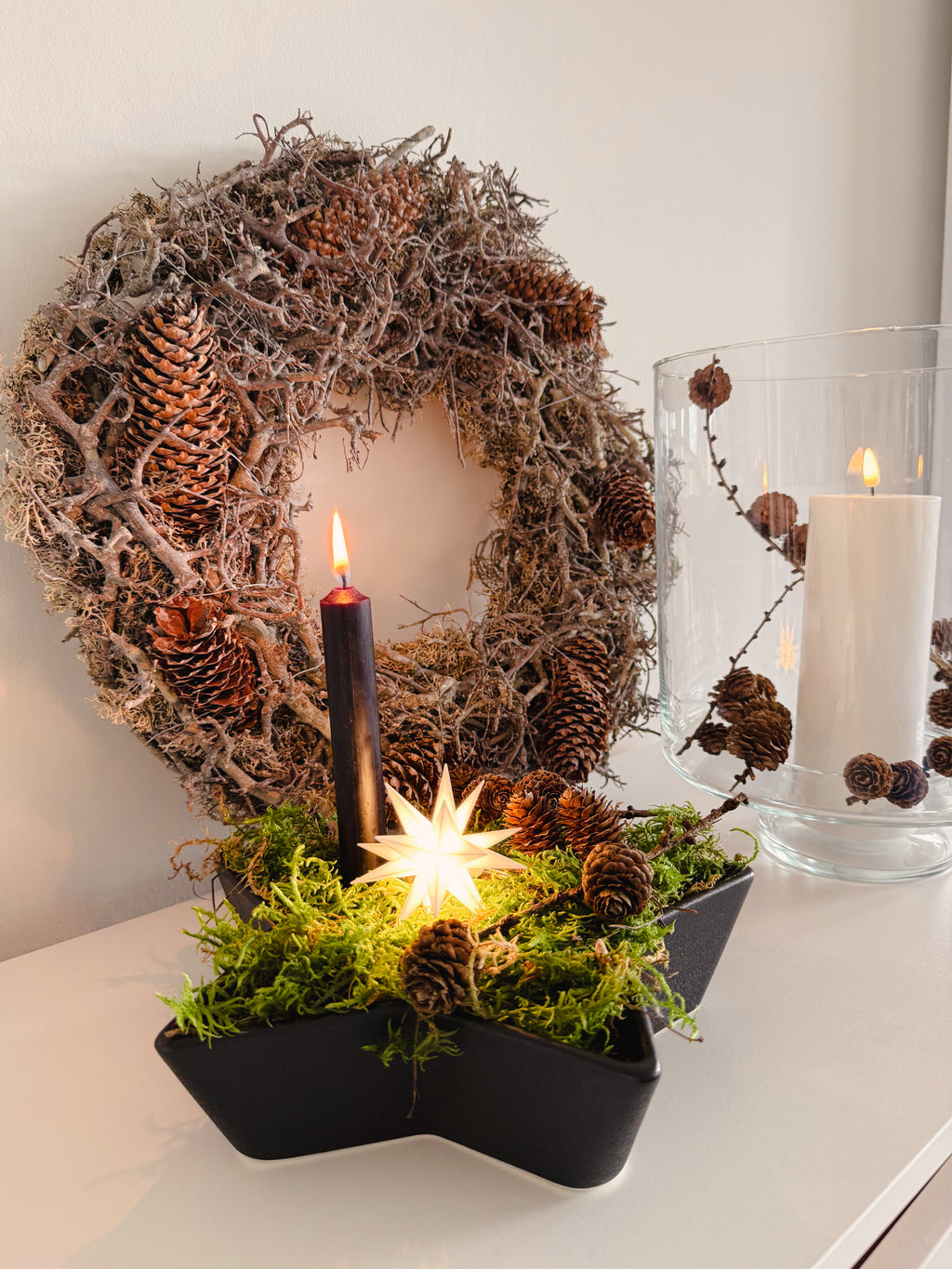 LIDATORP STJÄRNA, Kerzenschale Stern - 26 cm