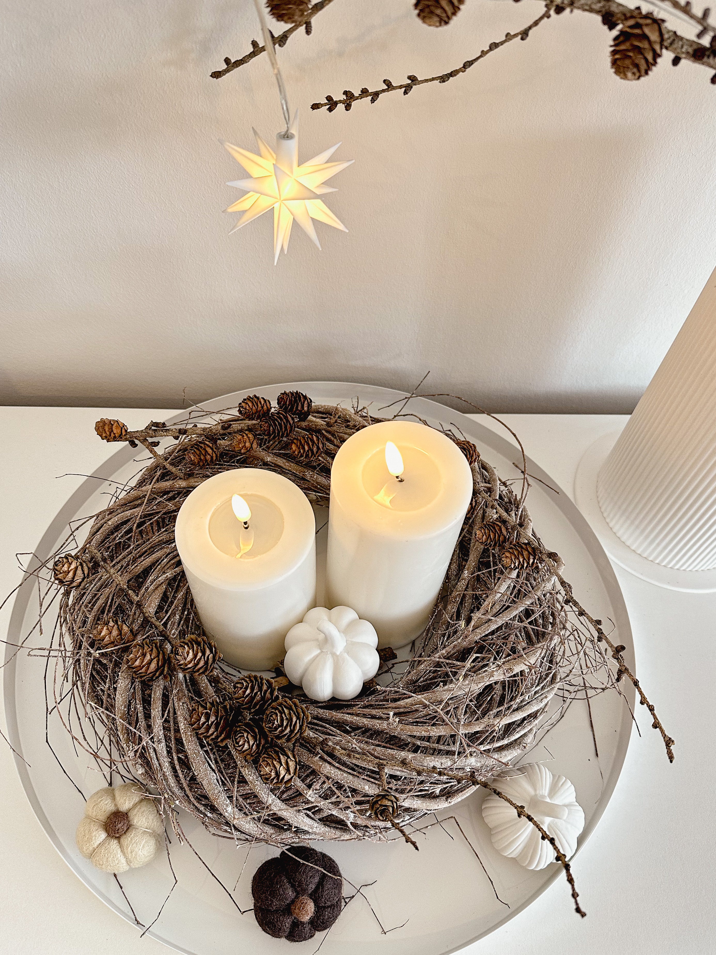 Kranz Weide, Rattan natur - Ø 30 cm