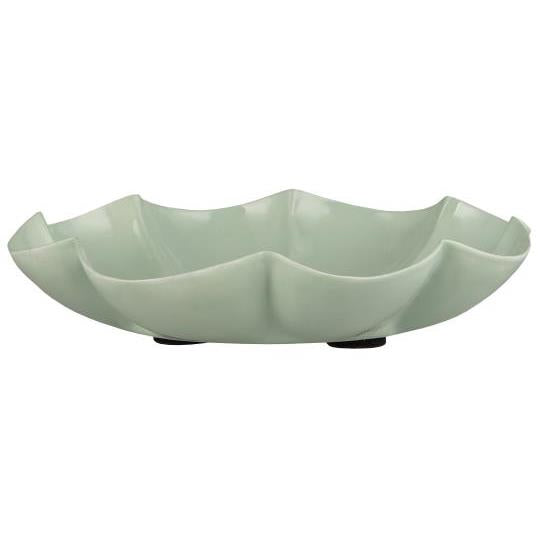 Kerzenhalter Blume, für Stumpenkerze bis Ø:7 cm - Green Tea