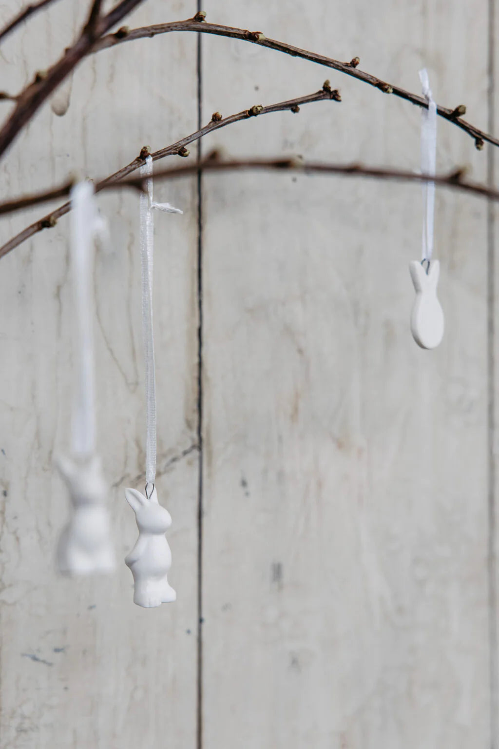 Anhänger Vogel Siv - weiße Keramik