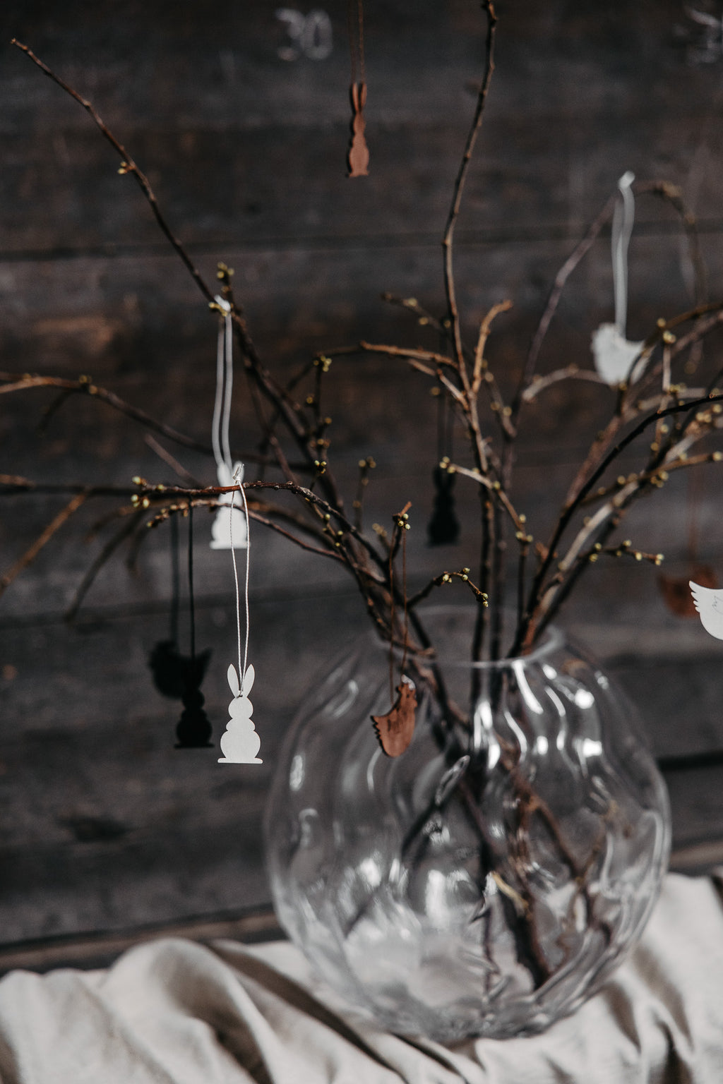 Holzhenne/ Huhn Edith, Anhänger - schwarz