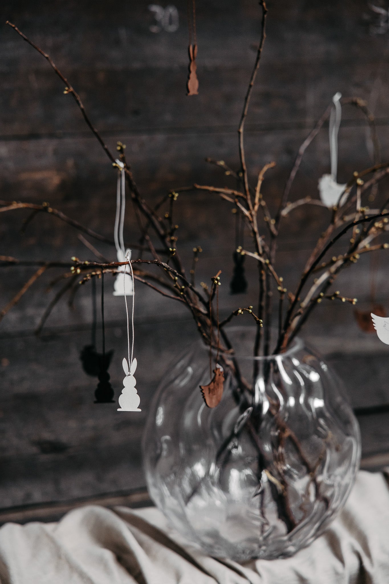 Holzhenne/ Huhn Edith, Anhänger - schwarz