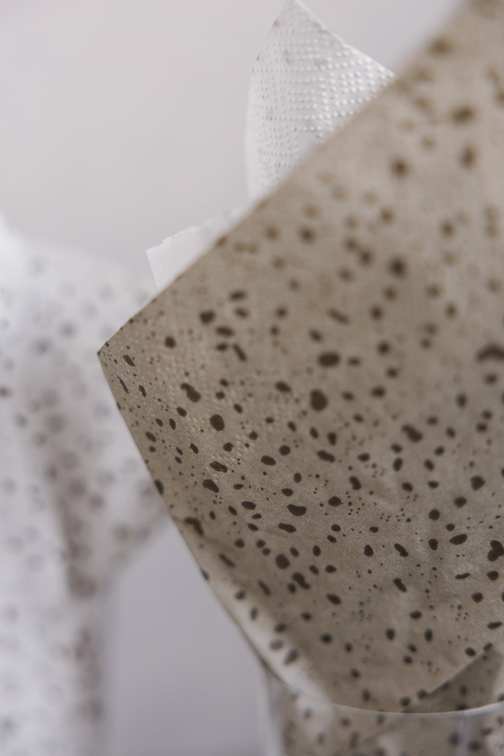 Papierserviette Spräcklig, natur  - Storefactory