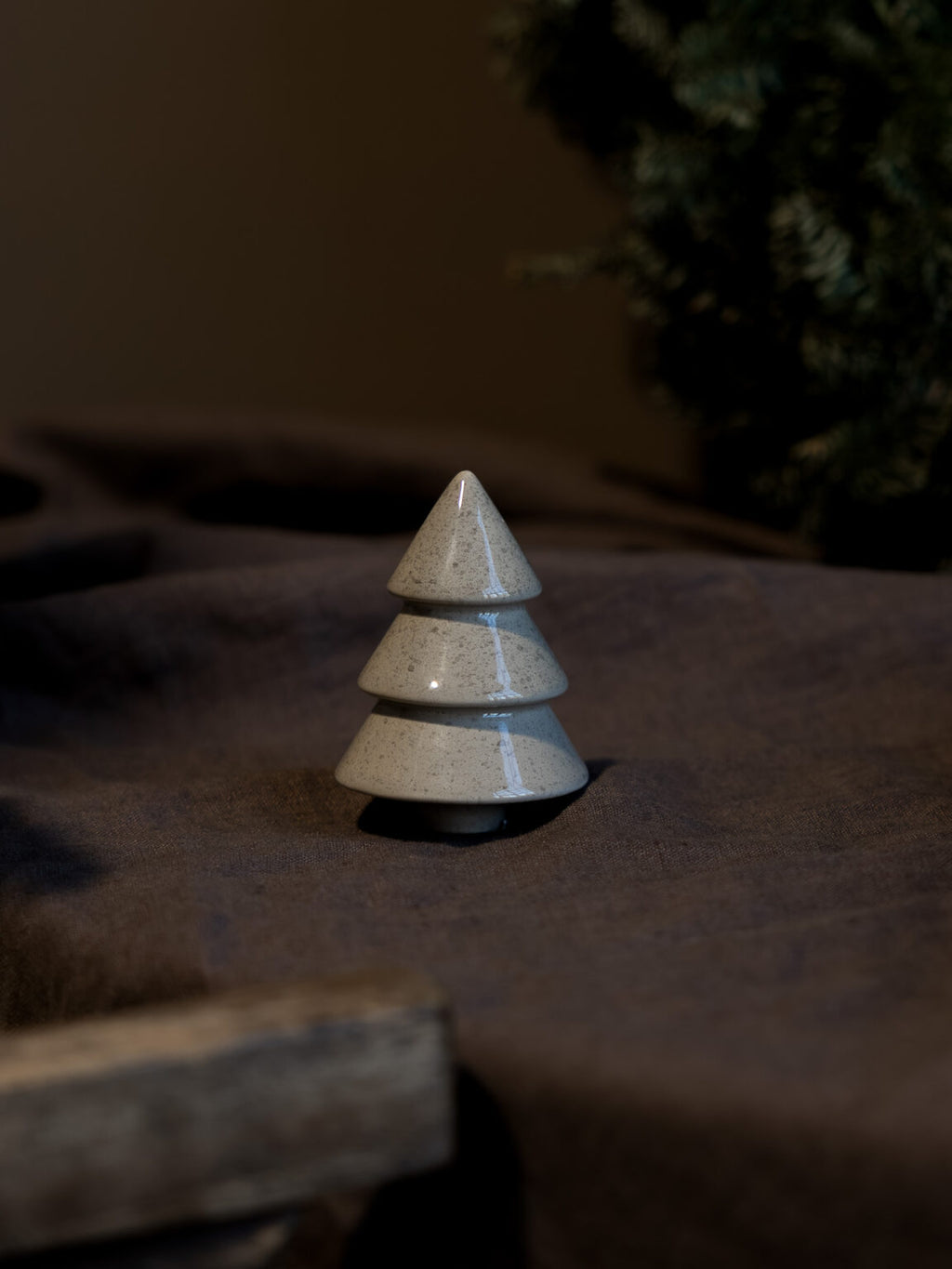 Tanne GRANSHULT glasierte Keramik, natur - Tannenbaum