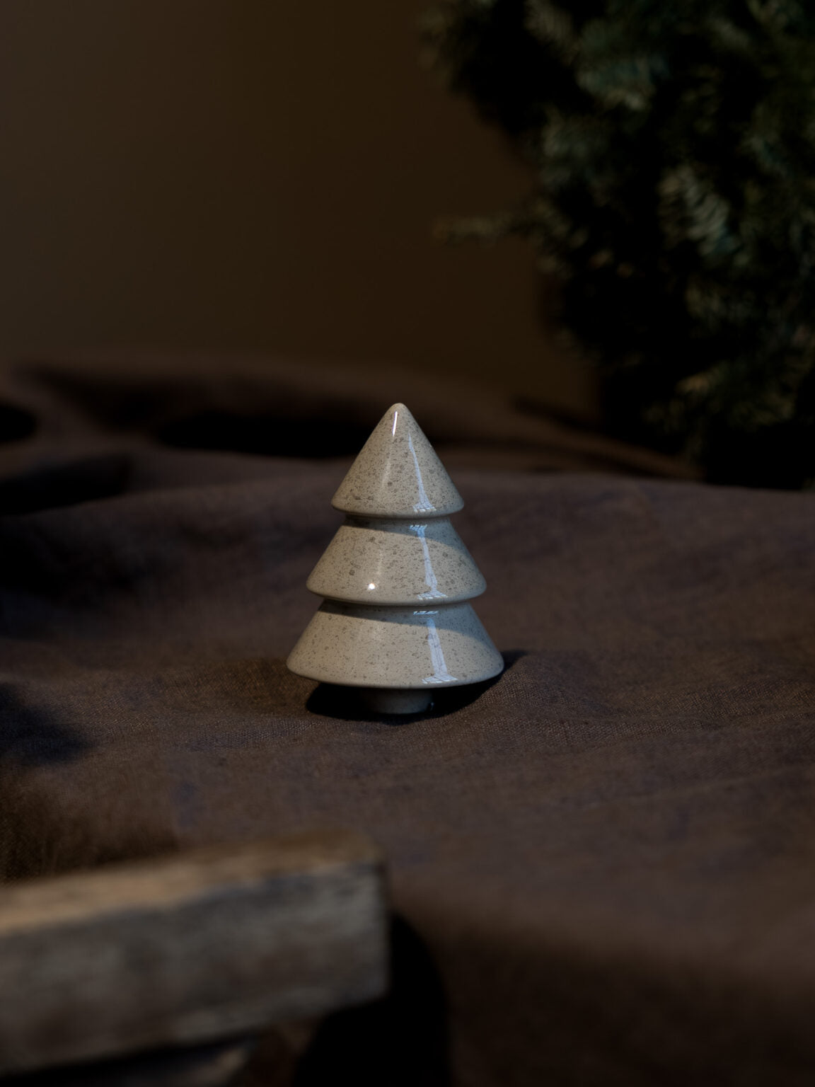 Tanne GRANSHULT glasierte Keramik, natur - Tannenbaum