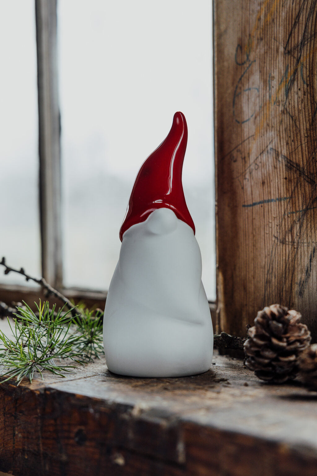 Albert Santa/ Weihnachtsmann - weiß/rot