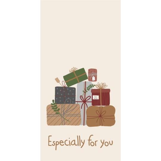Serviette/ Papierserviette Geschenkestapel Especially for you, 16 Stück