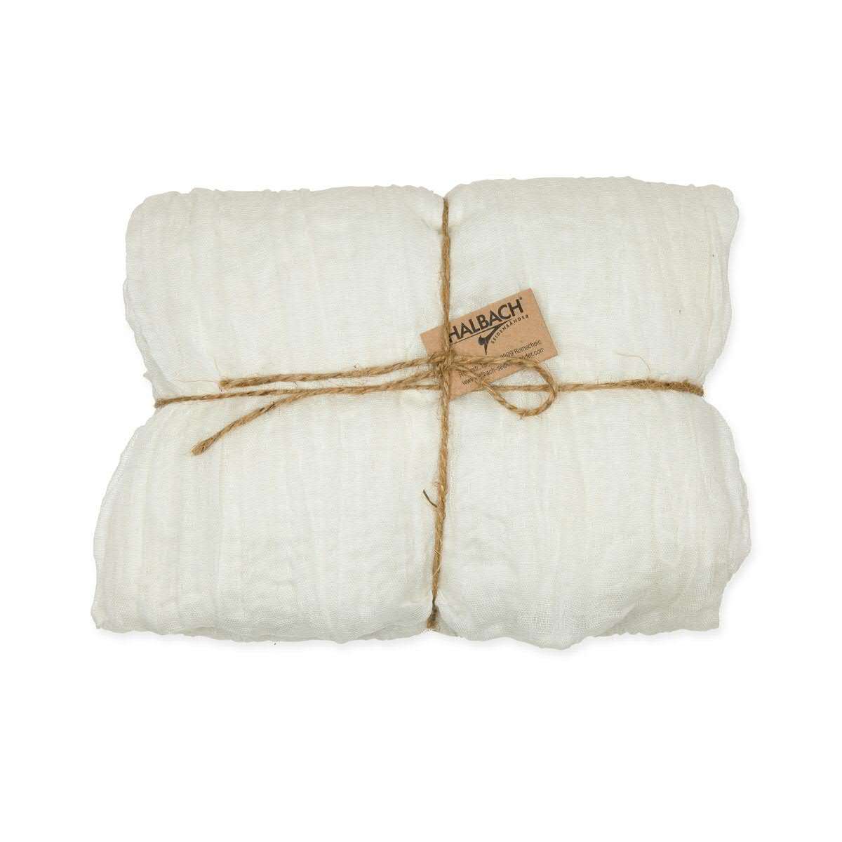 Stoff 70 x 300 cm - wollweiß/ creme