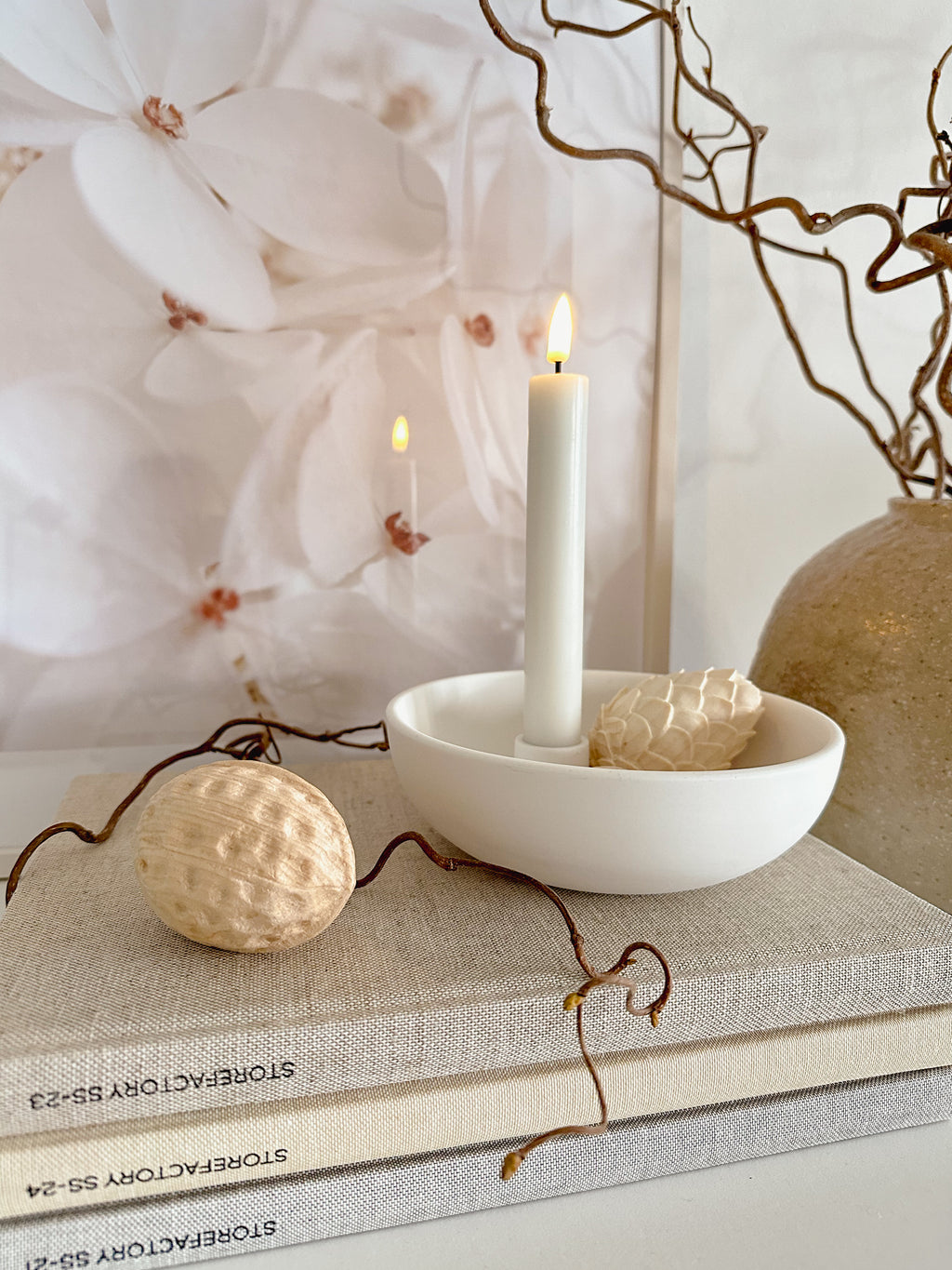 Zirbenholz Walnuss, natur - 7 cm