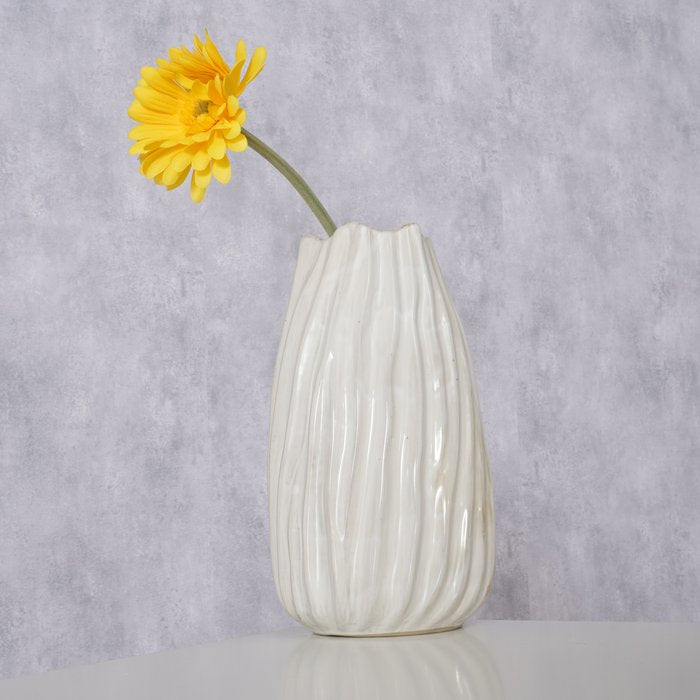 Vase Nanny, Porzellan handgearbeite - H: 25,5 cm