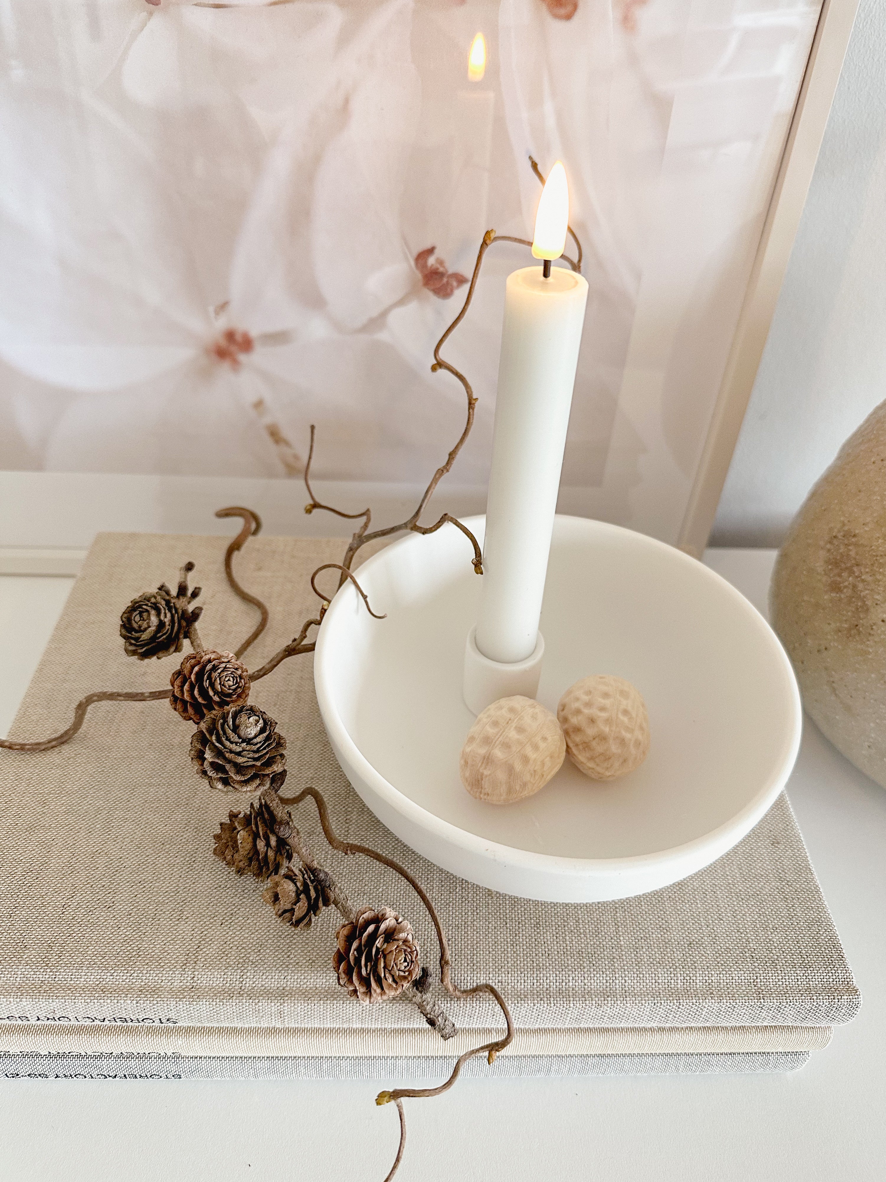 Zirbenholz Walnuss, natur - 4 cm