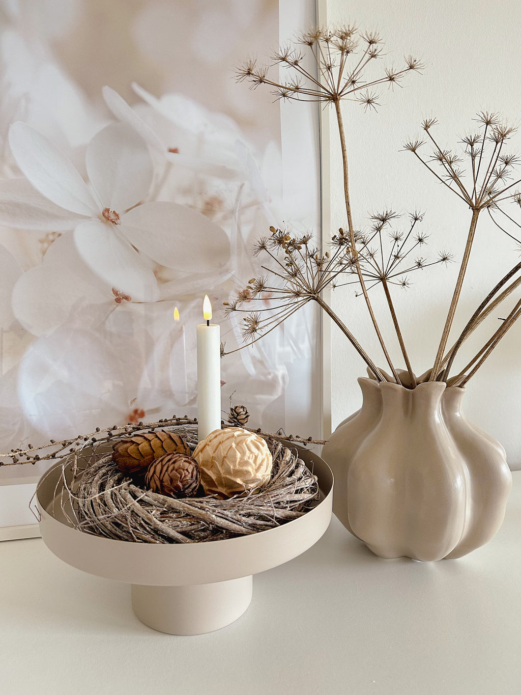 Walnussholz Zirbenzapfen, Nuss - 8 cm