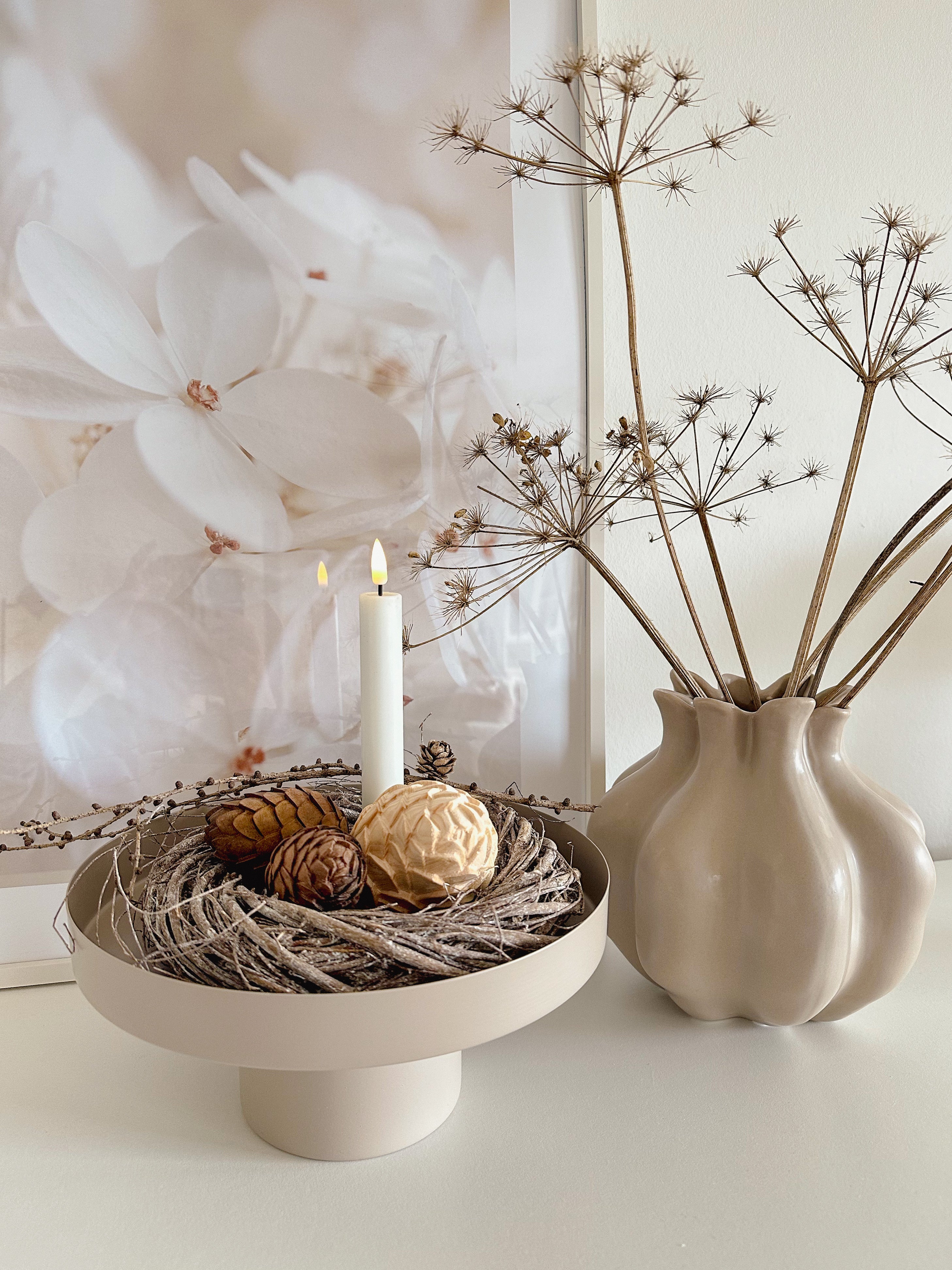 Walnussholz Zirbenzapfen, Nuss - 8 cm