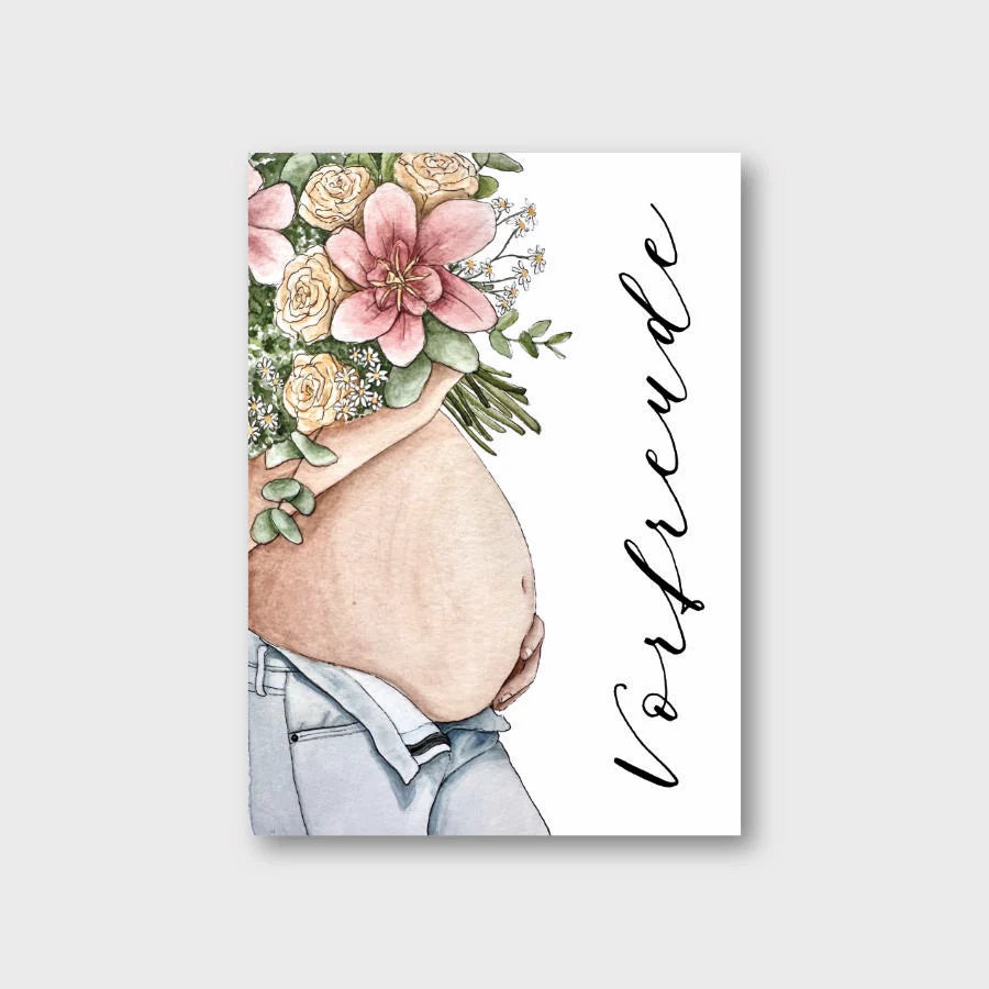 Postkarte "BABYBAUCH" A6