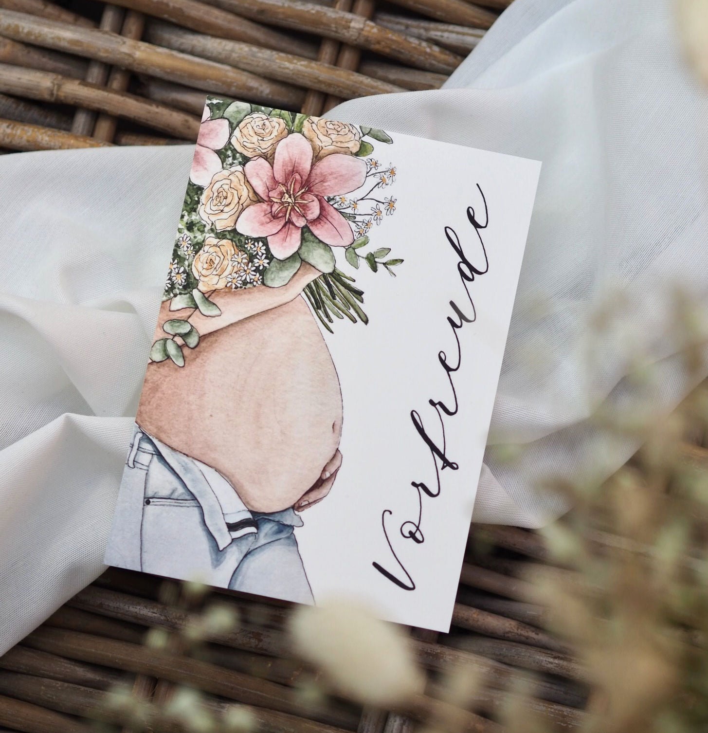 Postkarte "BABYBAUCH" A6