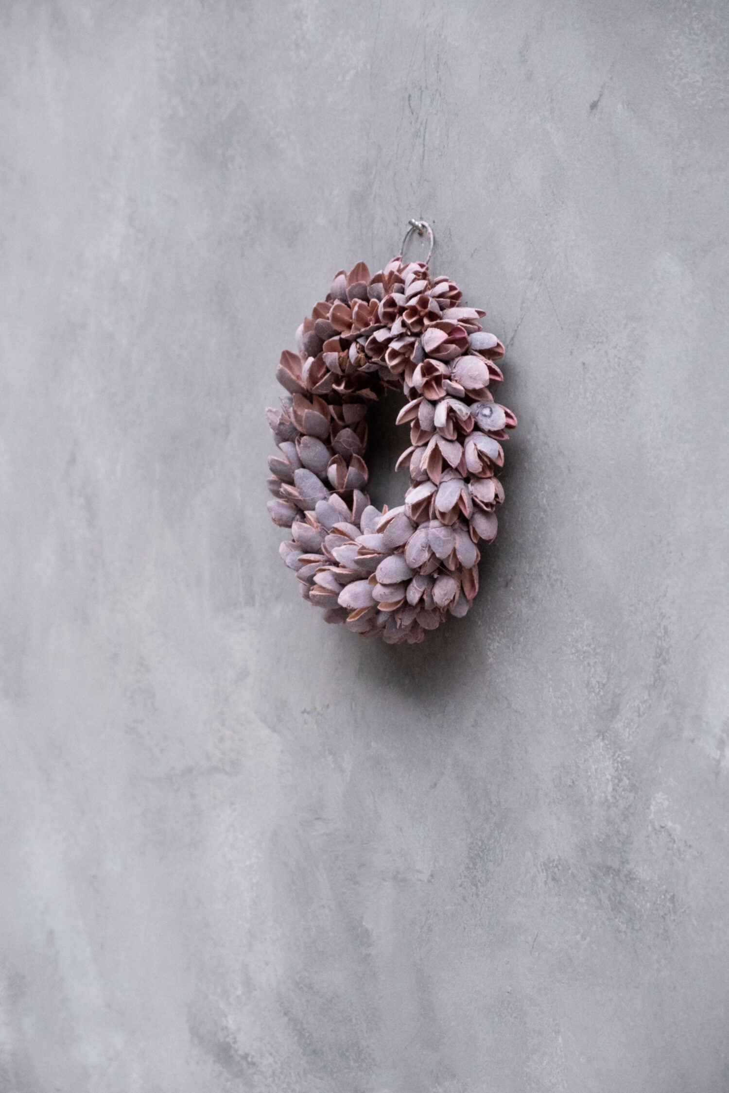 Kranz/ Bakuli-Schoten, pink - 30 cm