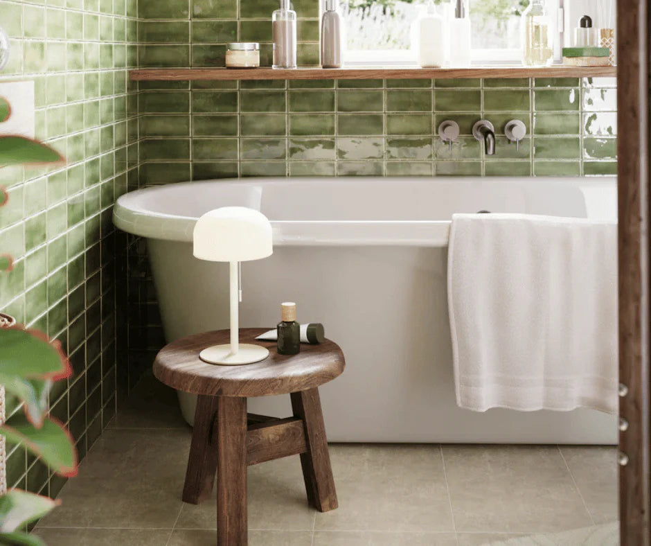 LED Lampe Ikon Copenhagen 27 cm, Deluxe Homeart - Beige