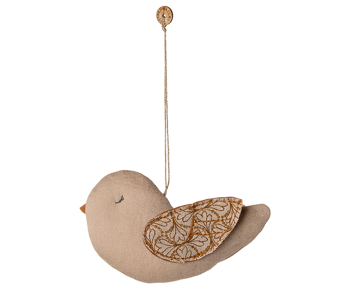 Anhänger Stoffornament, Vogel Winterherz - Maileg