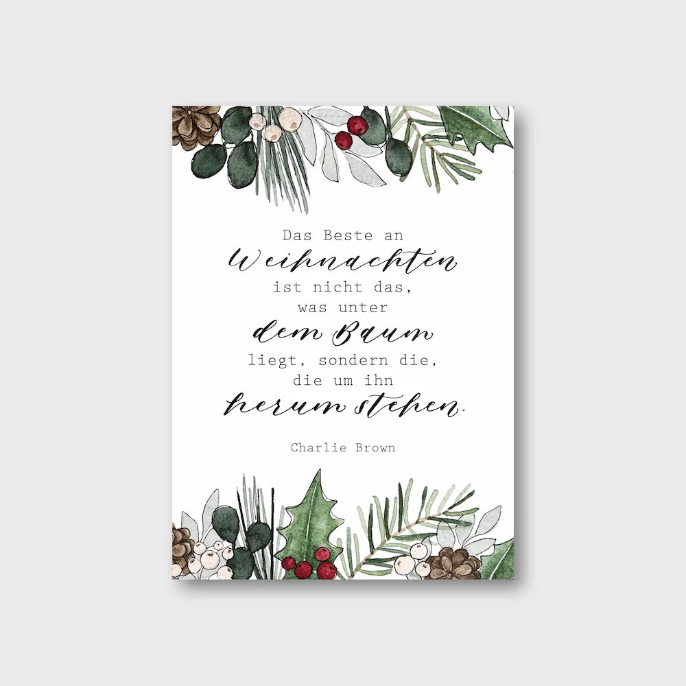 Postkarte "CHARLIE BROWN" A6