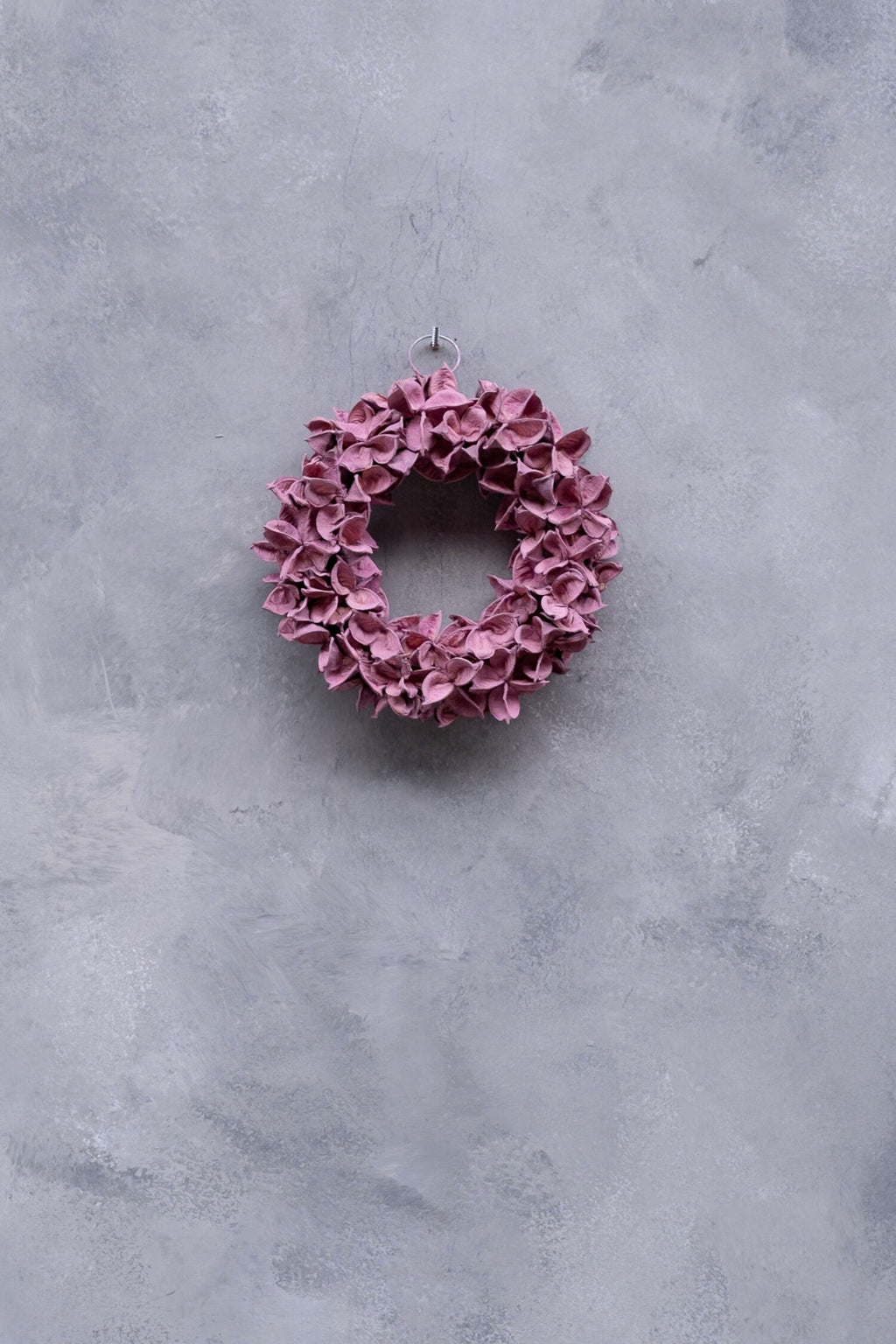 Kranz/ Blütenkranz, Cotton pod altrosa/ pink - 20 cm