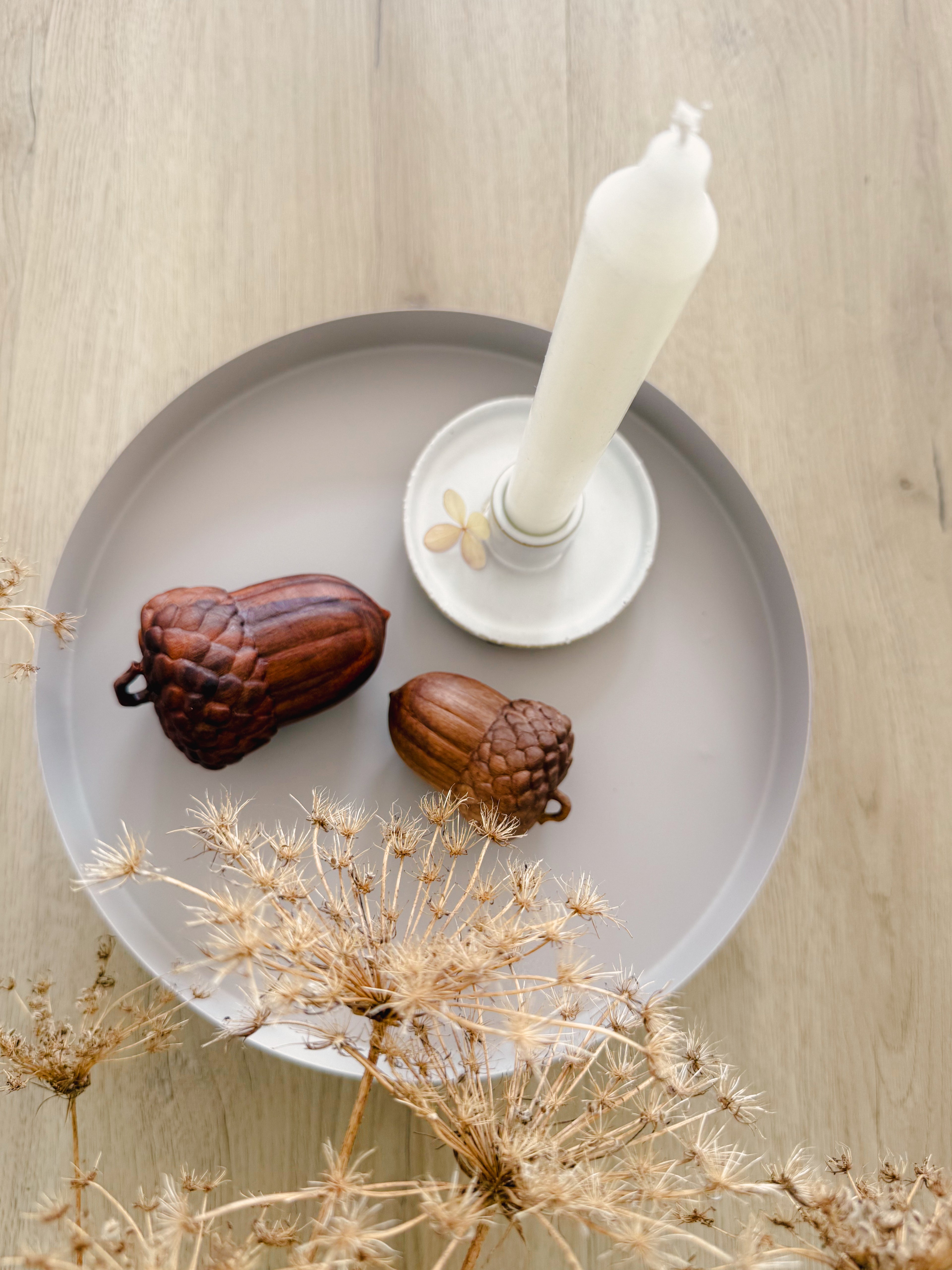 Nussholz Eichel - 6 cm