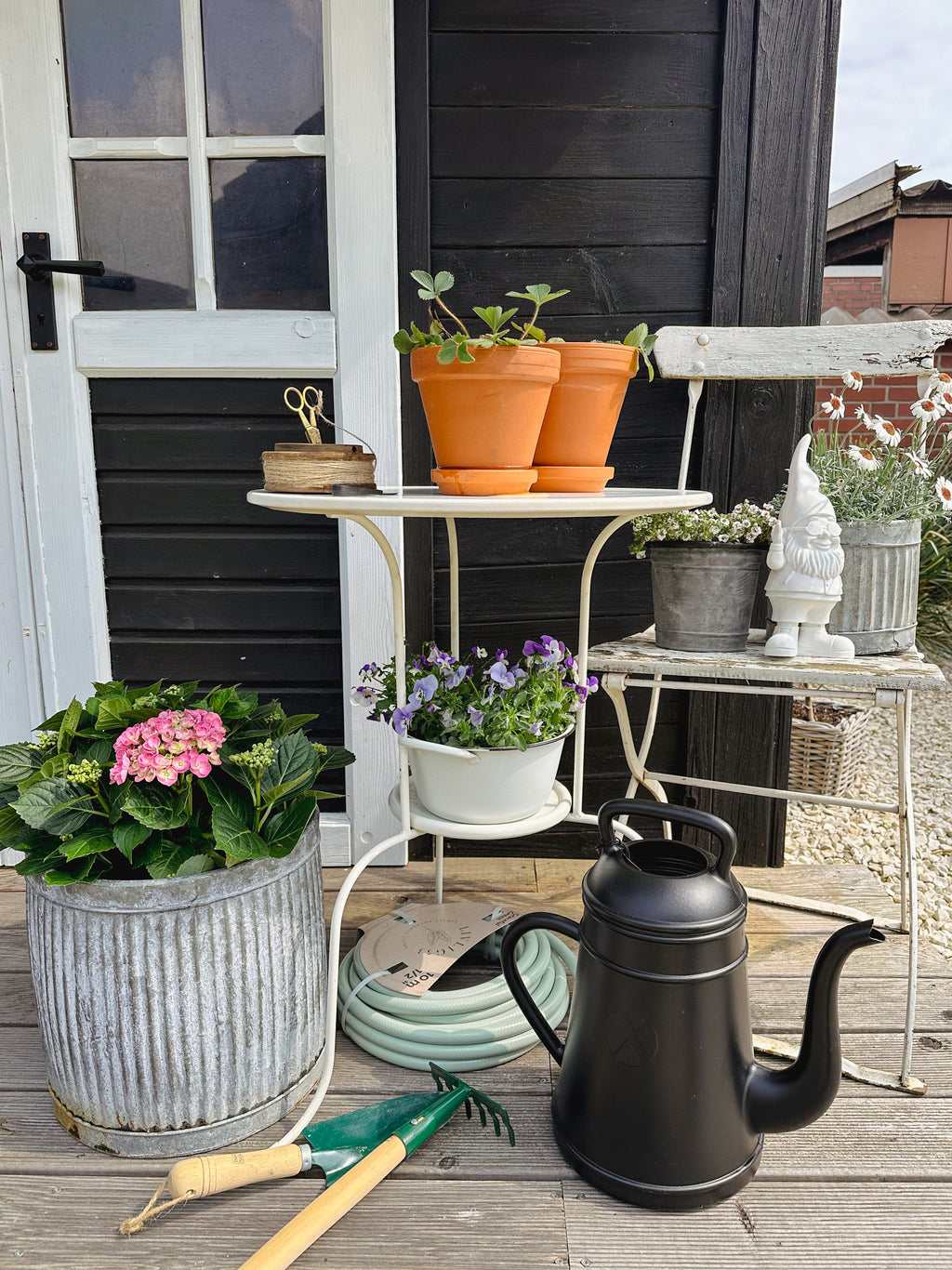 Gießkanne Lungo XALA schwarz - 8 l