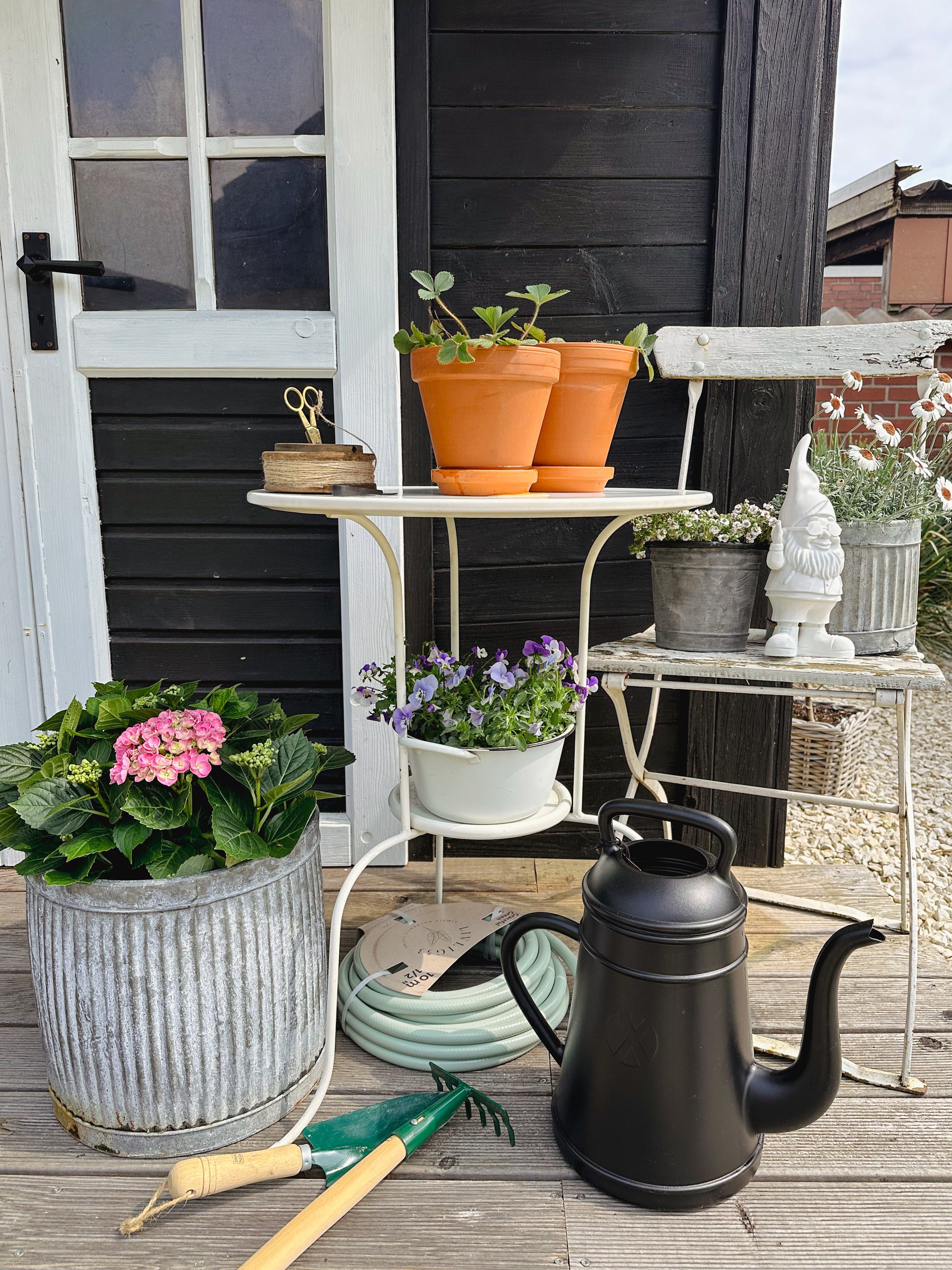 Gießkanne Lungo XALA schwarz - 8 l