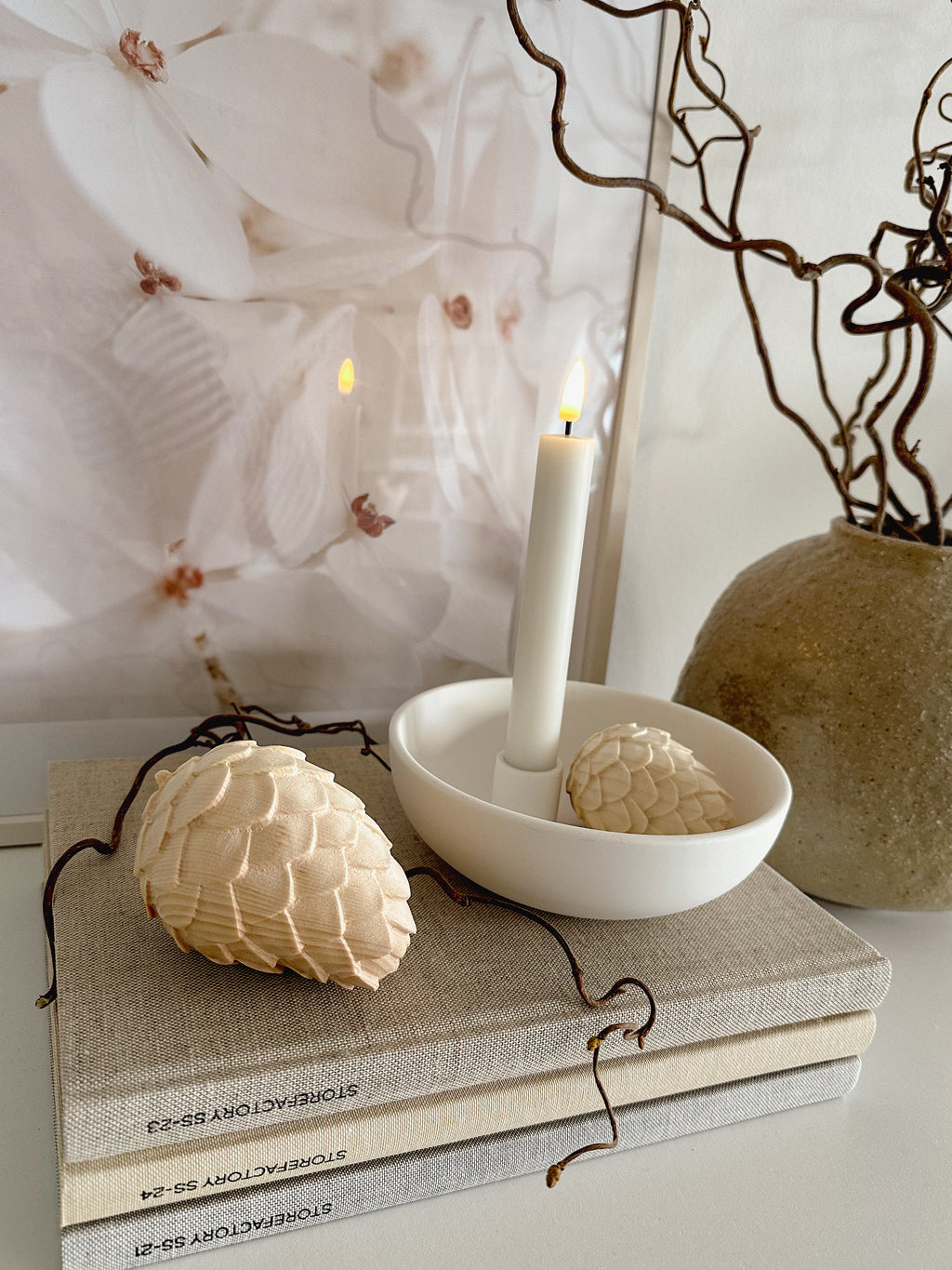 Zirbenholz Zirbenzapfen, natur - 11 cm