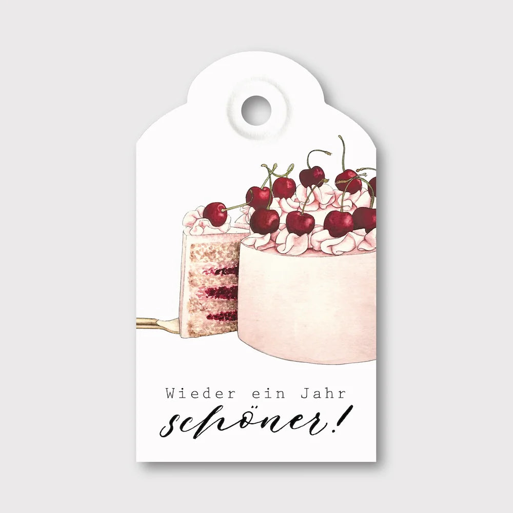 Geschenkanhänger "EIN JAHR SCHÖNER"