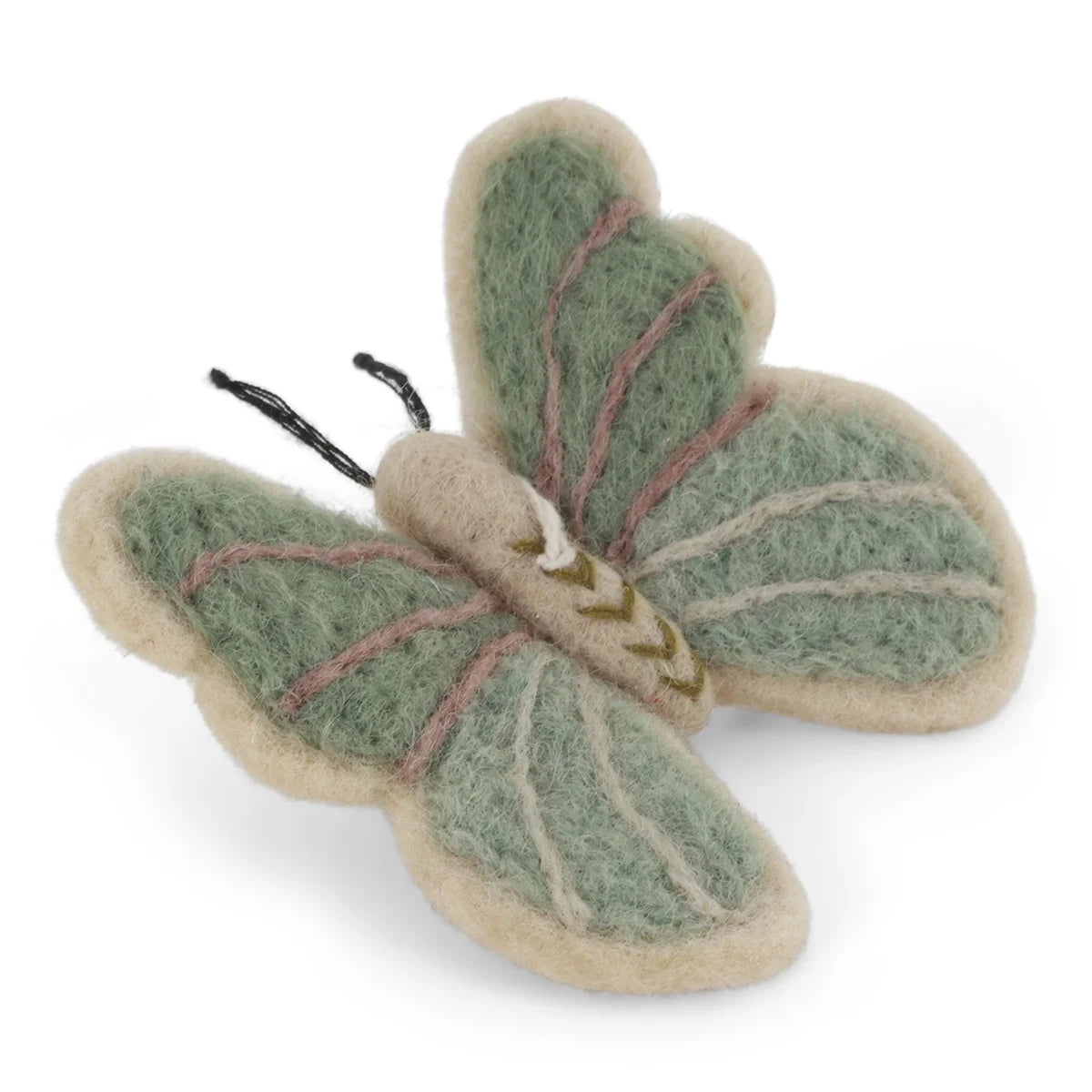 Filz Schmetterling Green/ Anhänger Filz - 8,5 cm