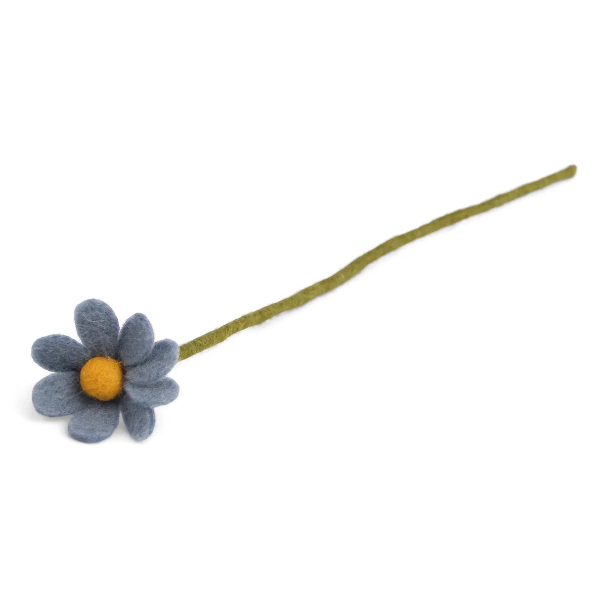 Blüte/ Blume aus Filz- Margerite Sea Blue - Filzblüte
