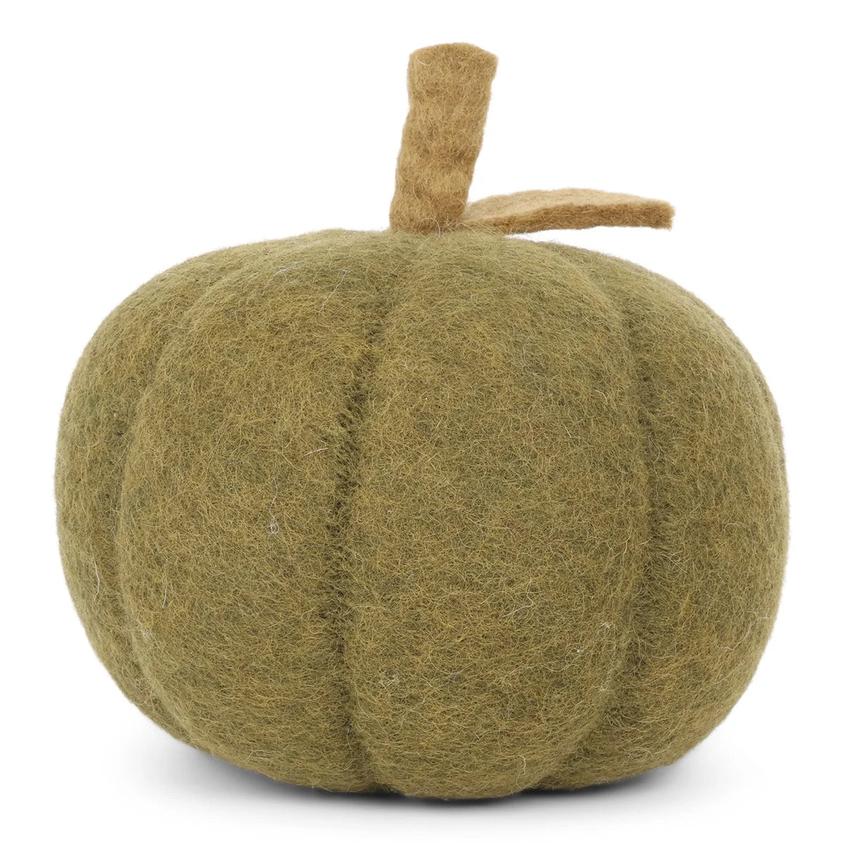 Kürbis/ FilzKürbis/ Pumpkin, Green  -Ø 16cm