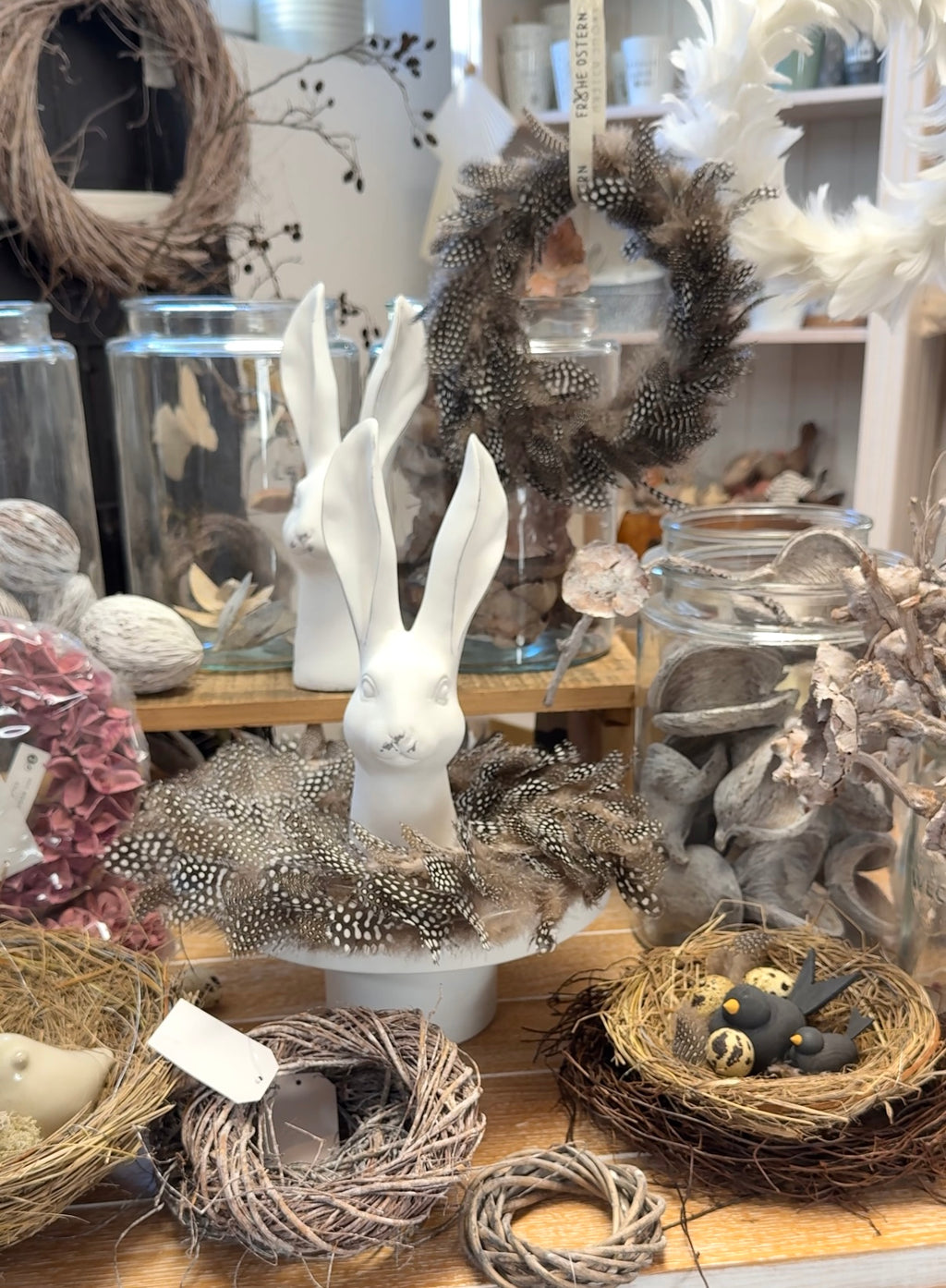 Hase/ Hasenkopf, weiß - 28,5 cm