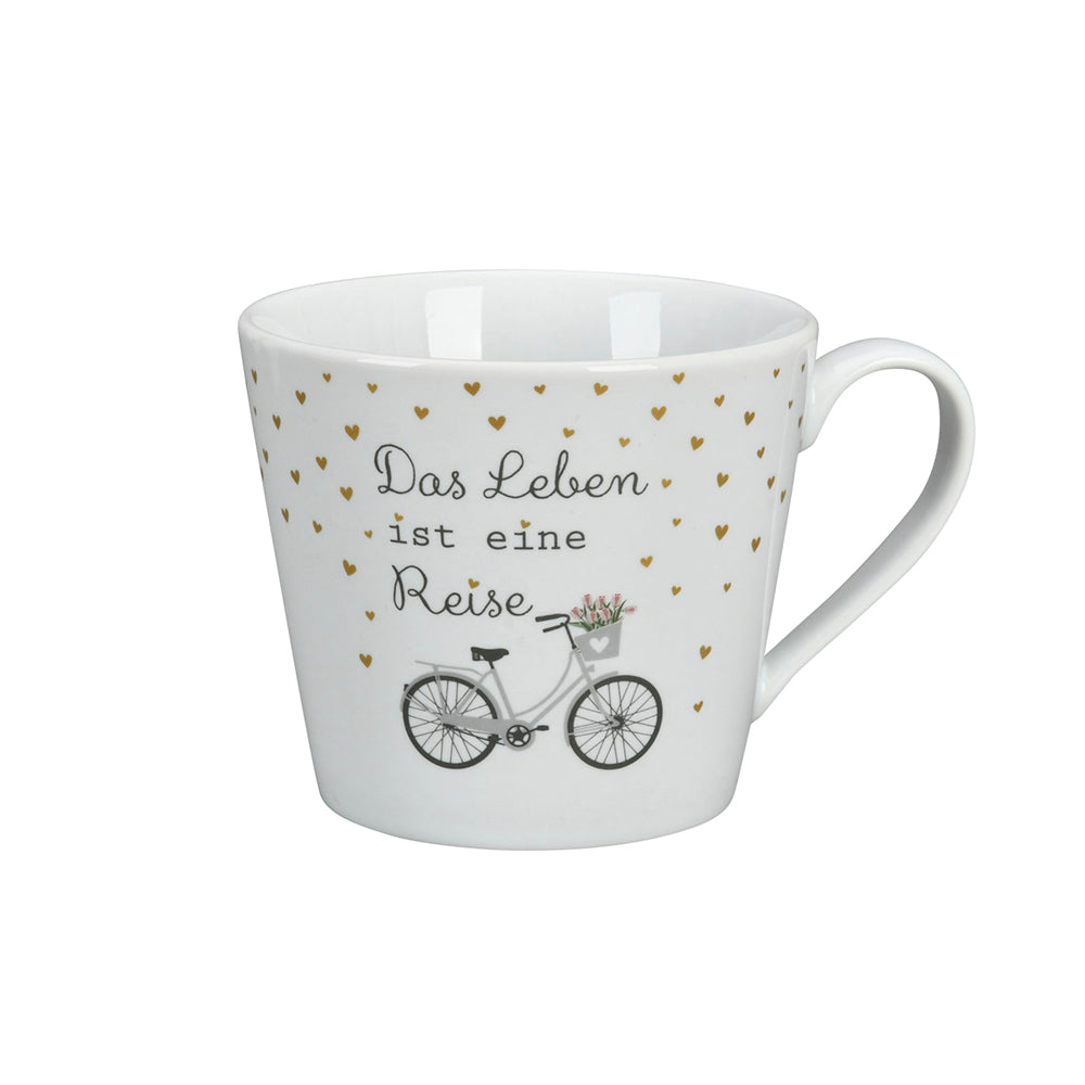 TASSE/ BECHER HAPPY CUP - Das Leben ist eine Reise