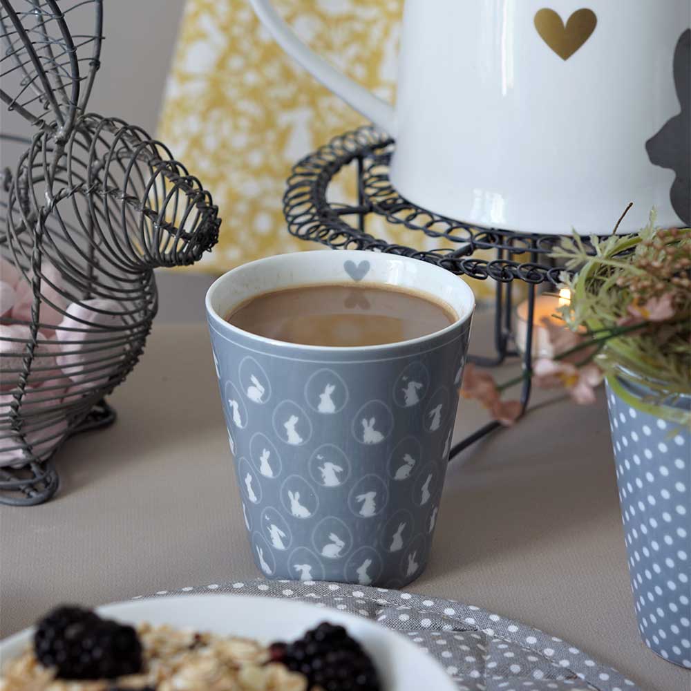 TASSE/ BECHER HAPPY MUG BUNNIES