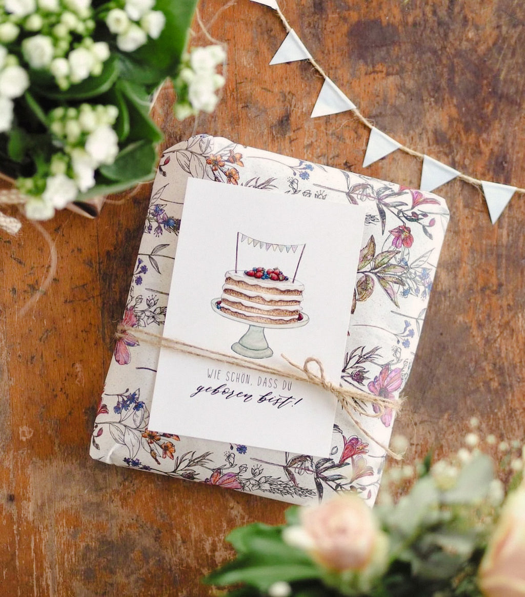 Postkarte "GEBURTSTAGSTORTE" A6