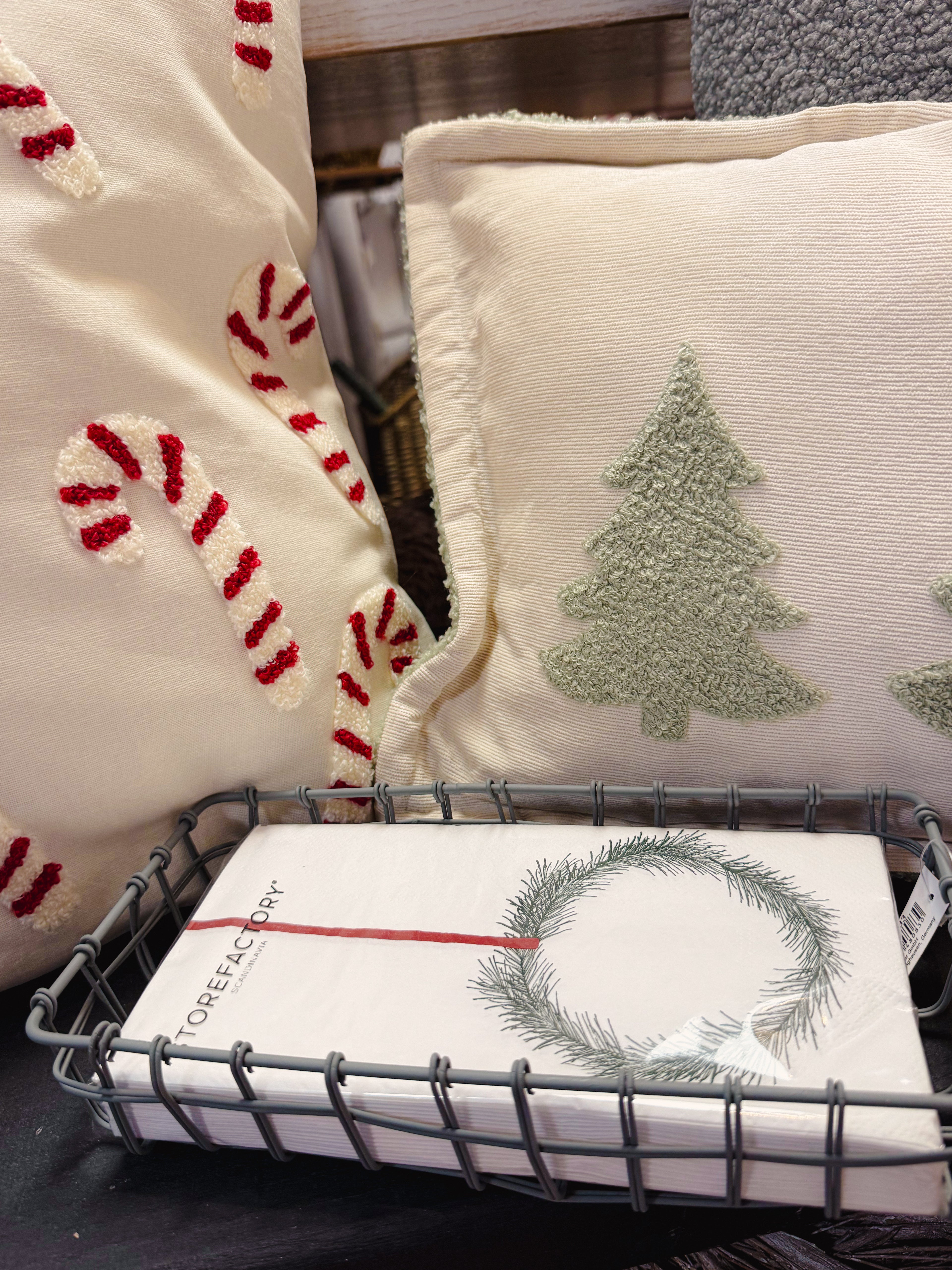 Serviettenhalter/ Serviettenkorb Korb Metall, Zink - 24 cm