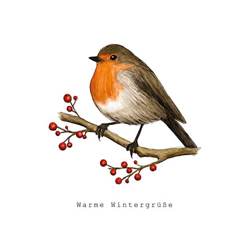 Postkarte "Wintervogel" - A6