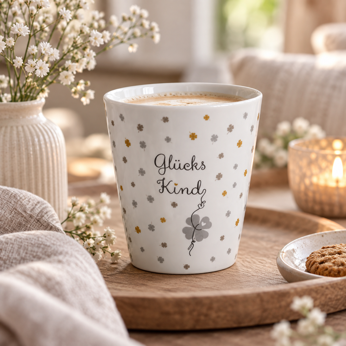 TASSE/ BECHER HAPPY MUG - Glückskind