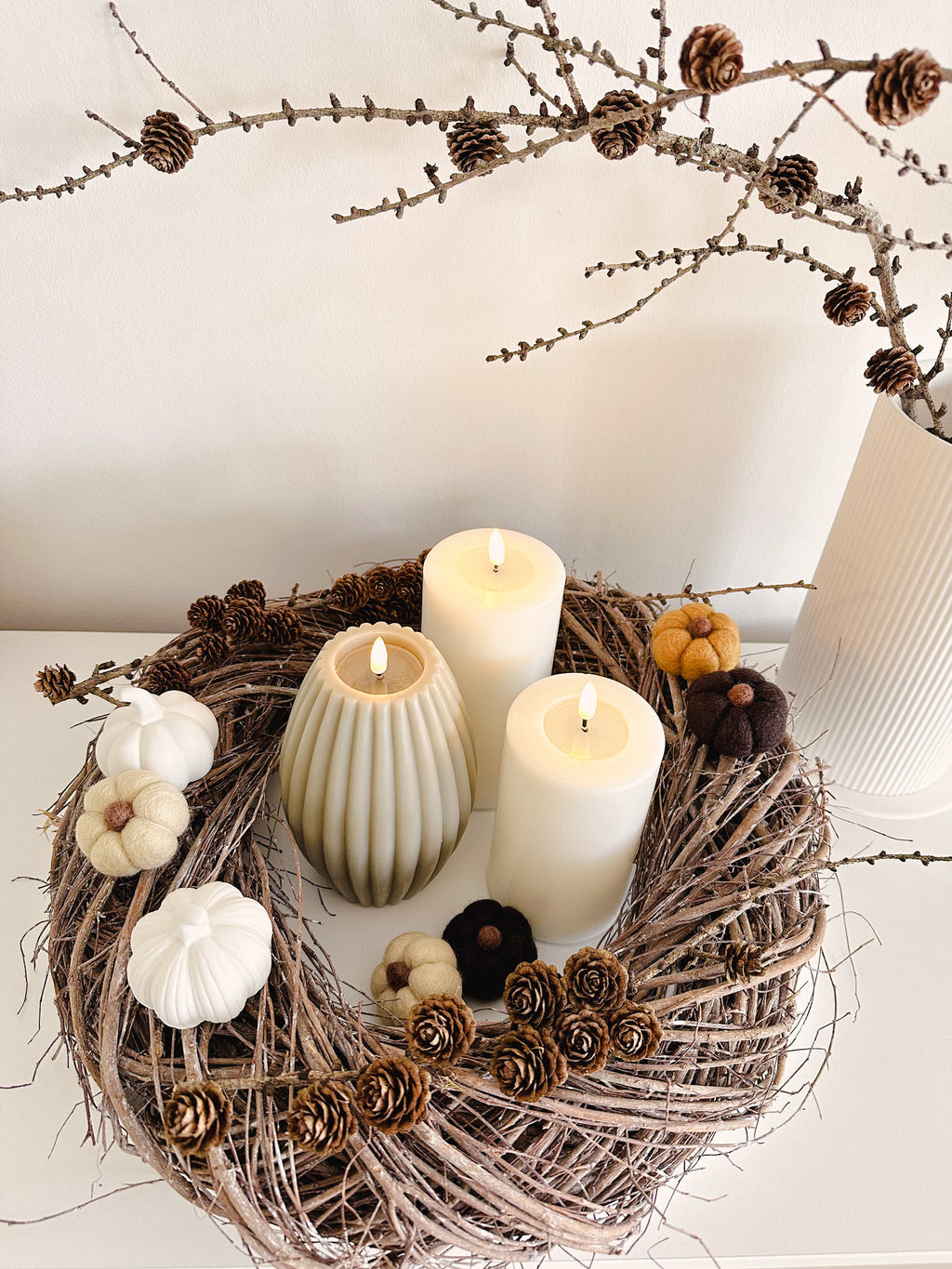 Kranz Weide, Rattan natur - Ø 40 cm