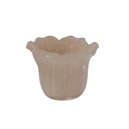 Windlicht/ Teelichthalter Ljunga - beige