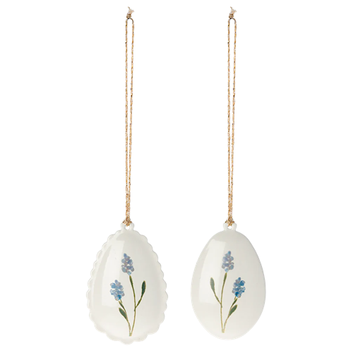 Anhänger Metallornament, Ostereier - 2tlg. Set