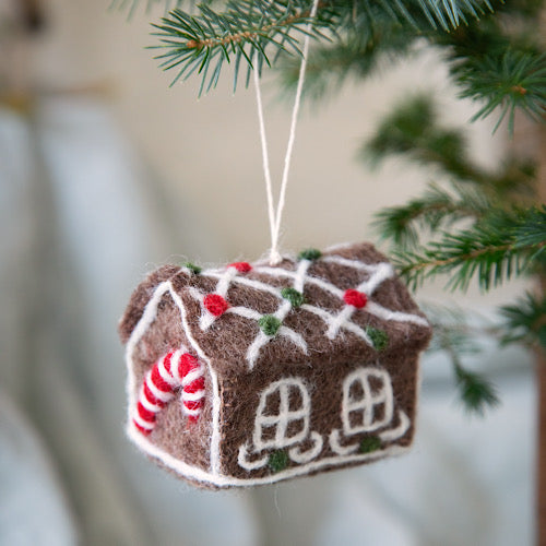 Lebkuchenhaus/ Big Ginger Bread with Candy Cane