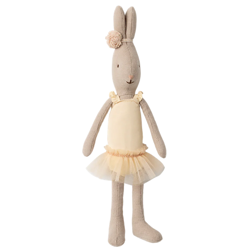 Hase/ Kaninchen, Größe 1 - Mädchen Ballettanzug und Rock, creme - 24 cm