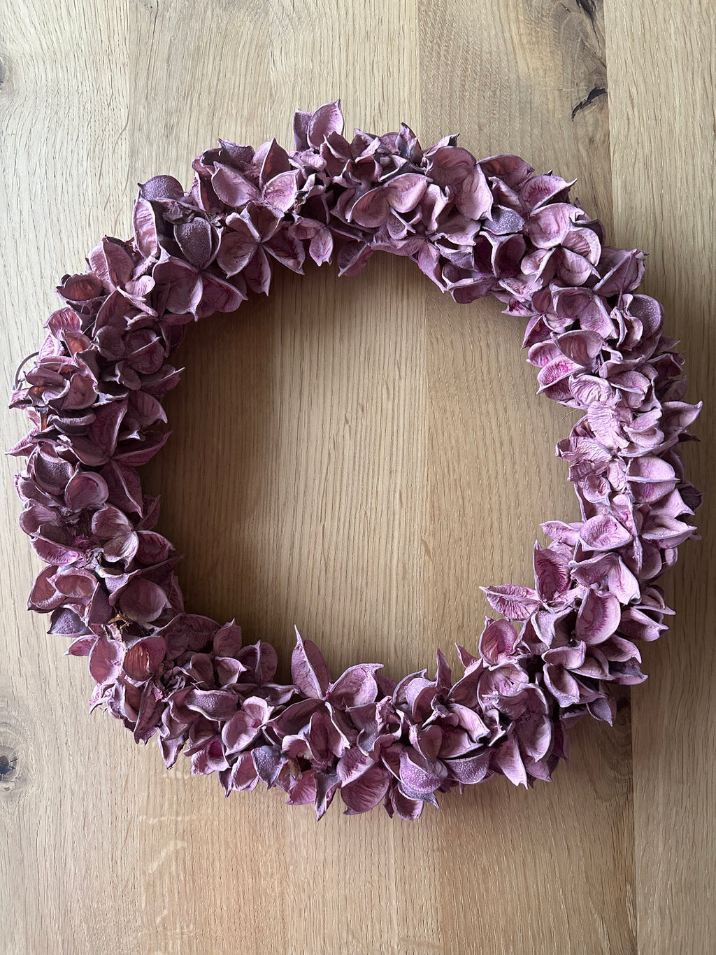 Kranz/ Blütenkranz, Cotton pod altrosa/ pink - 30 cm