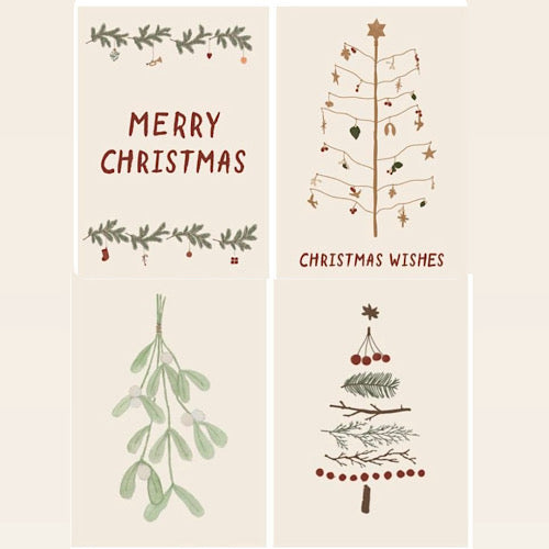 Weihnachtskarte My Nostalgic zum Aufklappen - 2 Designpakete