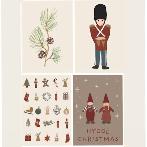 Weihnachtskarte My Nostalgic zum Aufklappen - 2 Designpakete