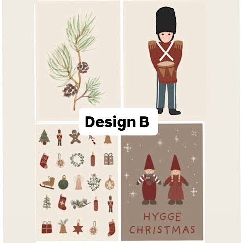 Klappkarte/ Weihnachtskarte My Nostalgic zum Aufklappen - 2 Designpakete